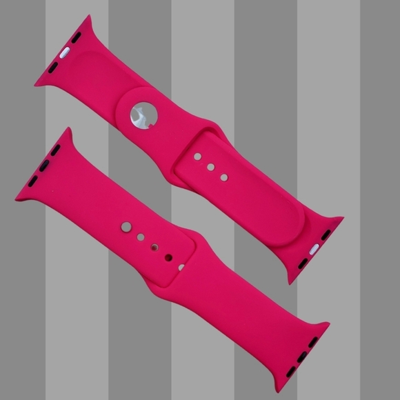 Silicone Apple watch Band Compatible with 38mm band 40mm band 41mm band Silicone - Picture 2 of 2